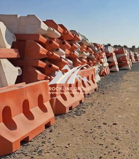 Used Plastic Safety Road Barrier Image